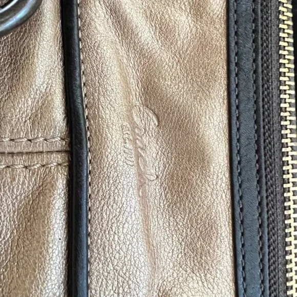 Coach Metallic Bronze Shoulder Bag / VIBE